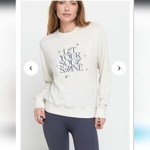 Spiritual Gangster Soul Shine Savasana Pullover Size Large NWT